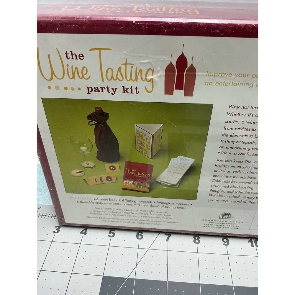 The Wine Tasting Party Kit New Sealed 2005 Everything You Need To Host A Party‎